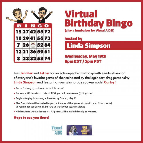 You Re Invited To A Virtual Bingo Birthday Bash Poz