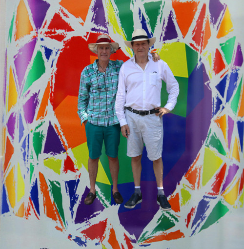 A contemporary image of author Derek Frost and Jeremy Norman