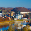 Charleston, West Virginia in autumn