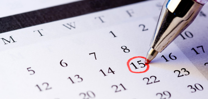 circle date on calendar