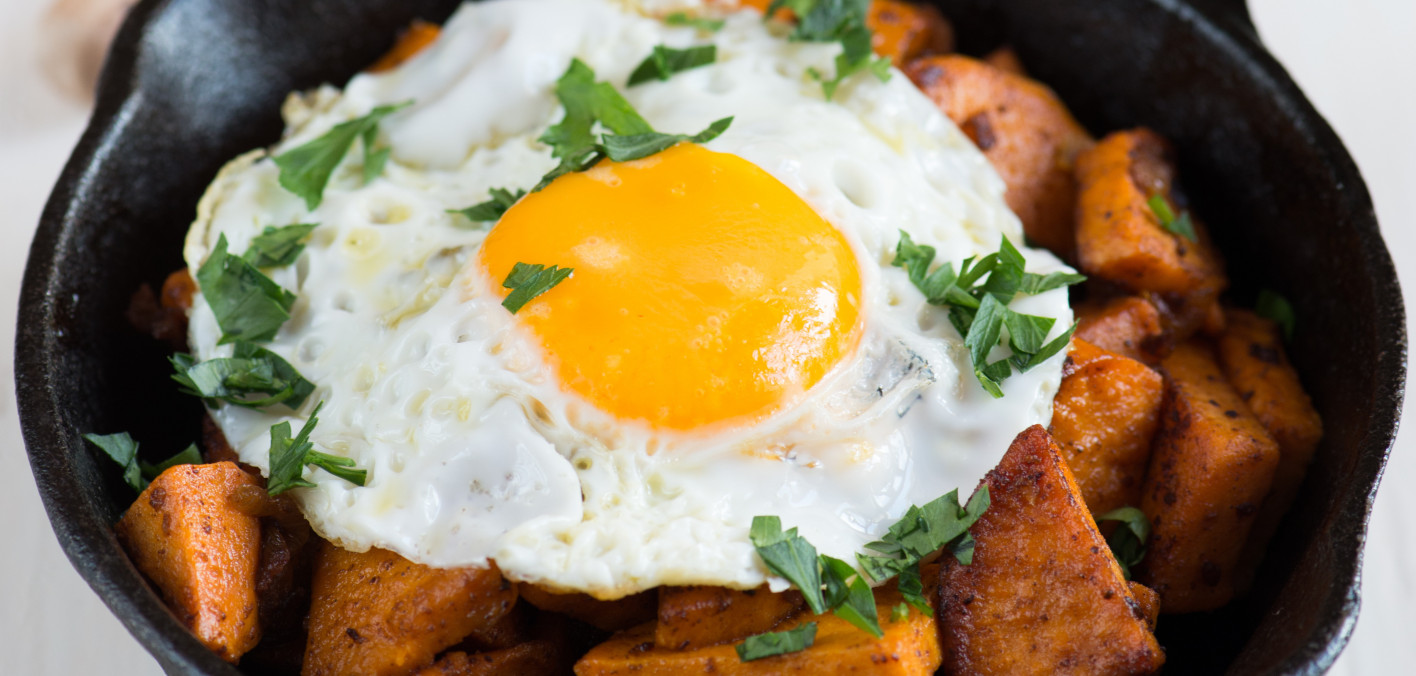 Healthy Recipe: Vegetarian Sweet Potato Hash