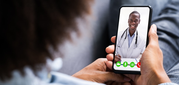 Images Photos Illustrations Vectors      Video  The most comfiest consultation ever stock photo Telemedicine, Doctor, Healthcare And Medicine, Patient, Medical Exam