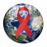 red ribbon globe