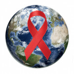 red ribbon globe