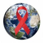 red ribbon globe
