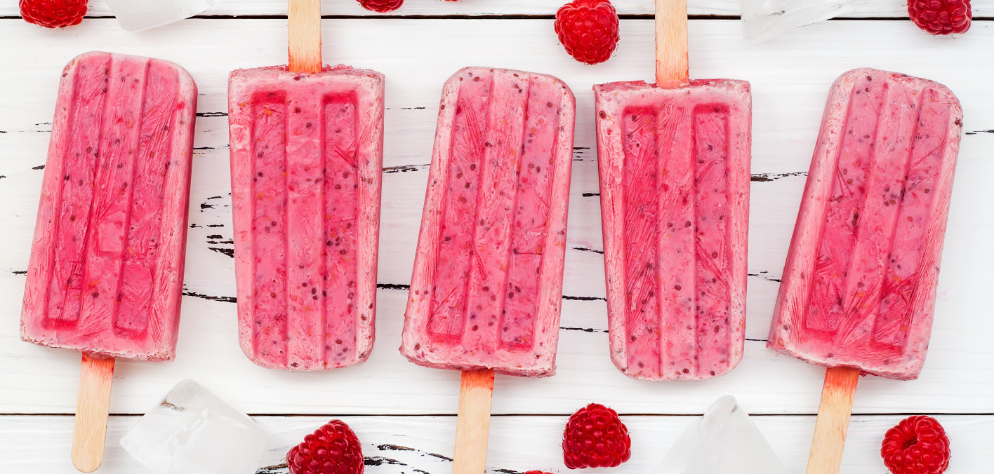 Healthy Recipe: Raspberry Lemon Ice Pops