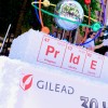Gilead’s float in the Seattle LGBT pride parade, June 2017